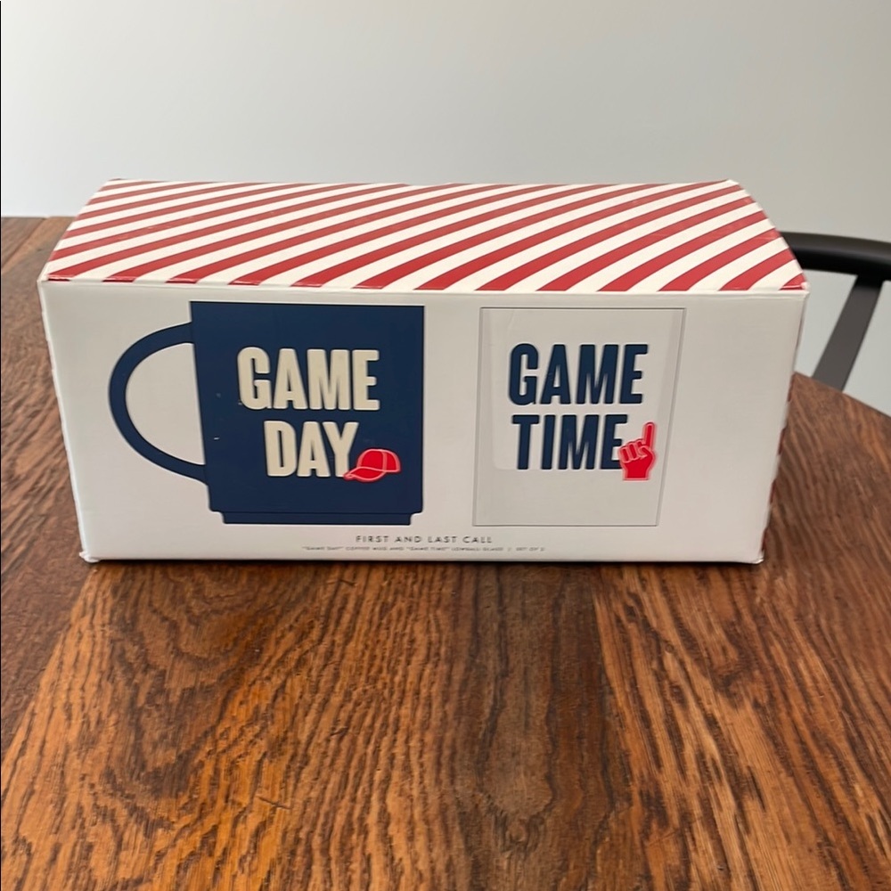 Game Day Mug Set - Red and Blue